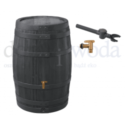 Kompletny zestaw na deszczówkę. Zbiornik  beczka Vino 250 litrów, ze zbieraczem Speedy