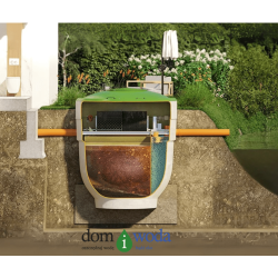 Oczyszczalnia biologiczna RotoSET 14P/85 dla 14 osób - Bioset  