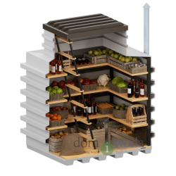 piwniczka-ogrodowa-z-tworzywa-pcv-ziemianka-dyskretna-cellar-gotowa-ziemianka-z-wyposazeniem-cena