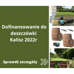 Dofinansowanie do deszczówki Kalisz 2022 r