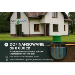 Dofinansowanie do przydomowej oczyszczalni ścieków i kanalizacji – nawet 8 000 zł dla mieszkańców woj. śląskiego