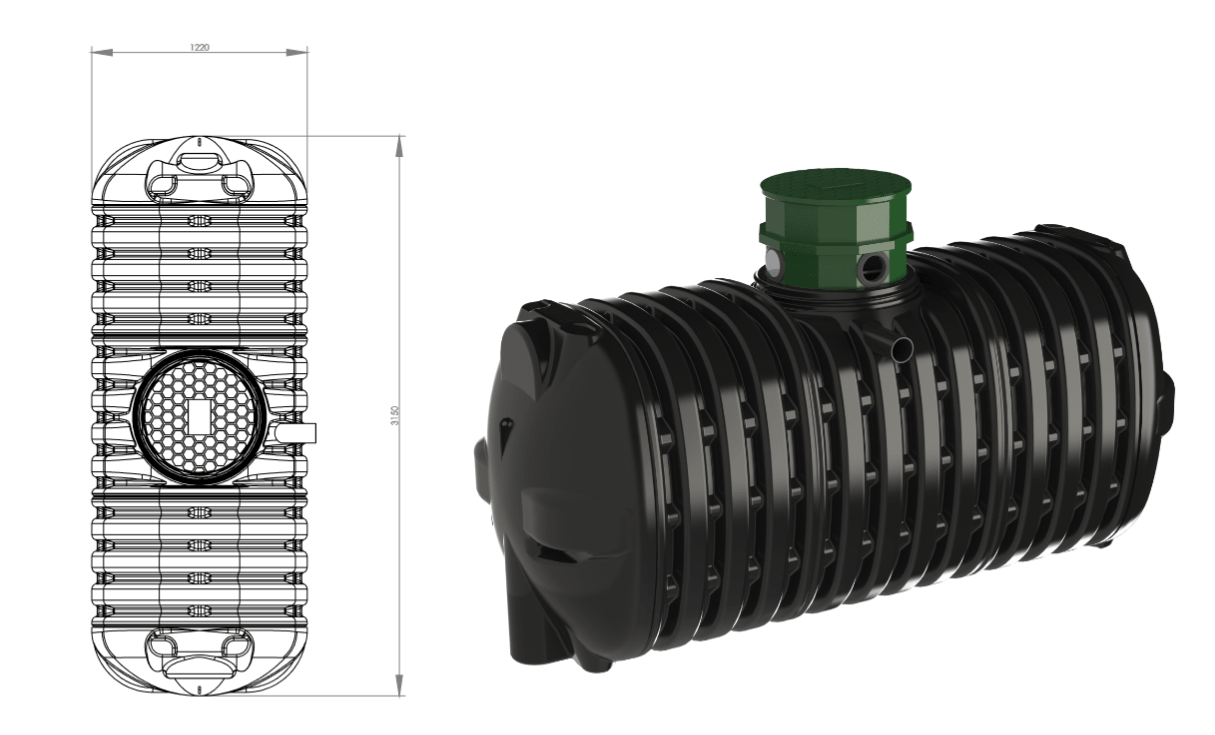 Darmowa dostawa Zbiornik Basic Line 4000l