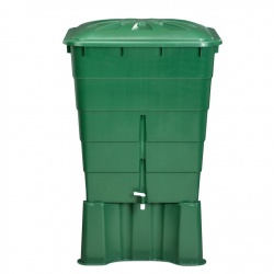 Zbiornik z podstawką prostokątny 300 litrów, kolor zielony