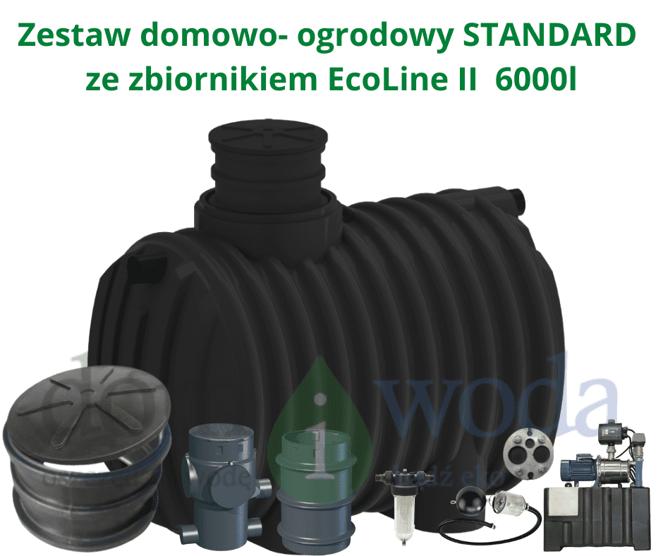 Zestaw domowo- ogrodowy  EcoLine STANDARD ze zbiornikiem 6000l