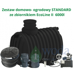 Zestaw domowo- ogrodowy  EcoLine STANDARD ze zbiornikiem 6000l