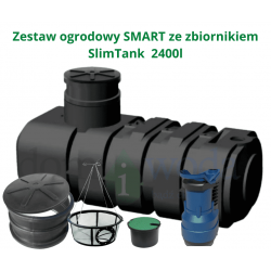 Zestaw ogrodowy SMART  ze zbiornikiem SlimTank 2400l 
